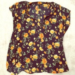 Forever 21 floral blouse